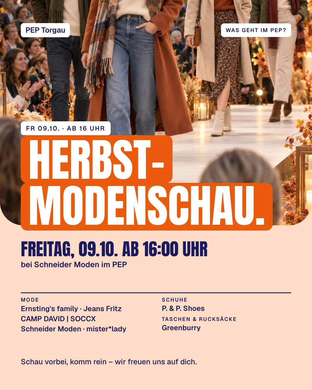 Herbstmodenschau im PEP Torgau