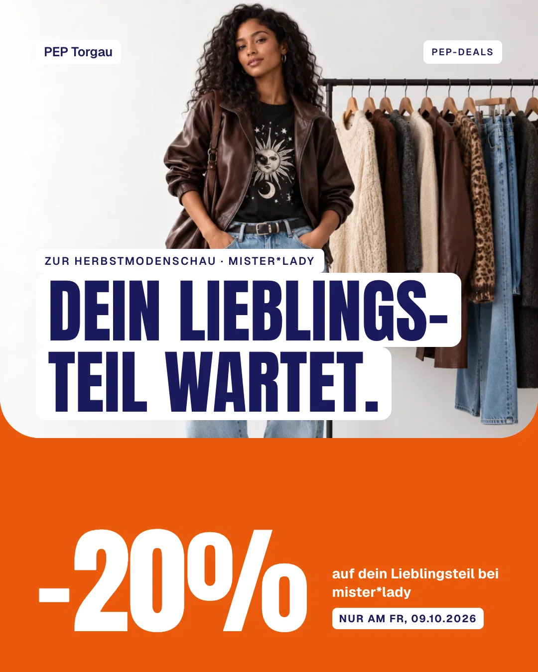 20 % auf euer Lieblingsteil bei mister*lady