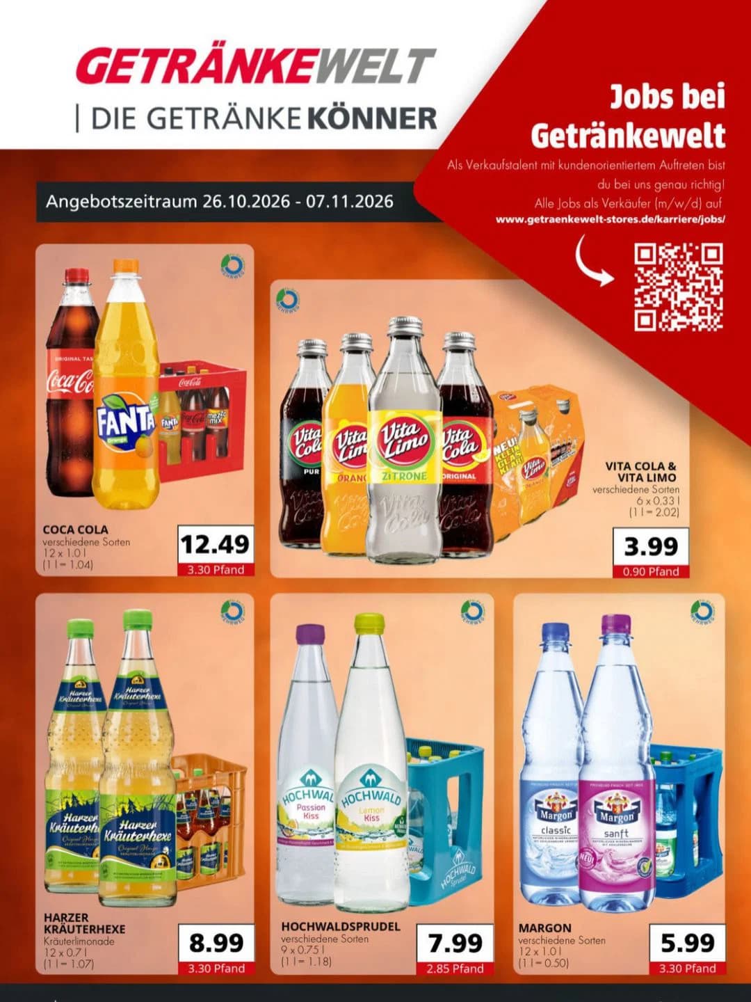 Neue Angebote bei Getränkewelt im PEP Torgau