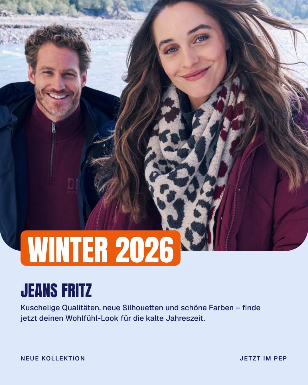 Winter 2026: Entdeckt die neuen Looks bei JEANS FRITZ!