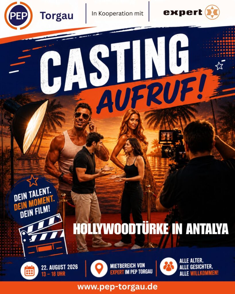 Hast du das Zeug für die große Leinwand? Casting bringt Filmmagie in den PEP