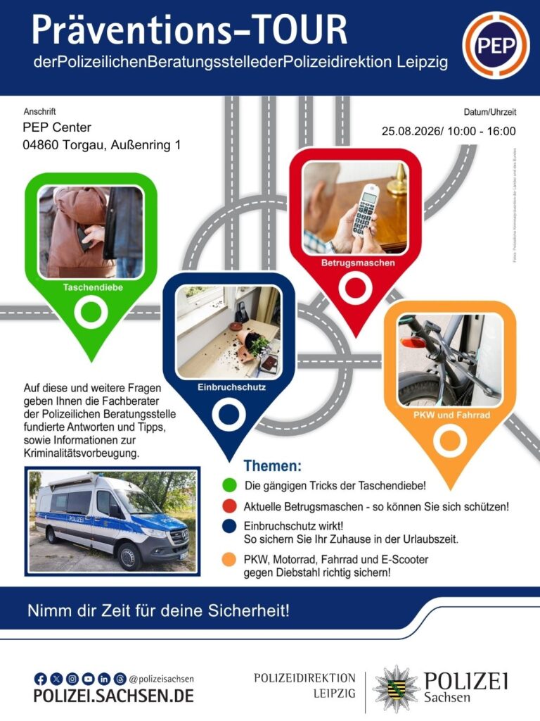 Sicherheitsberatung der Polizei im PEP Torgau